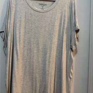 torrid Super Soft Crewneck Tee - Light Gray